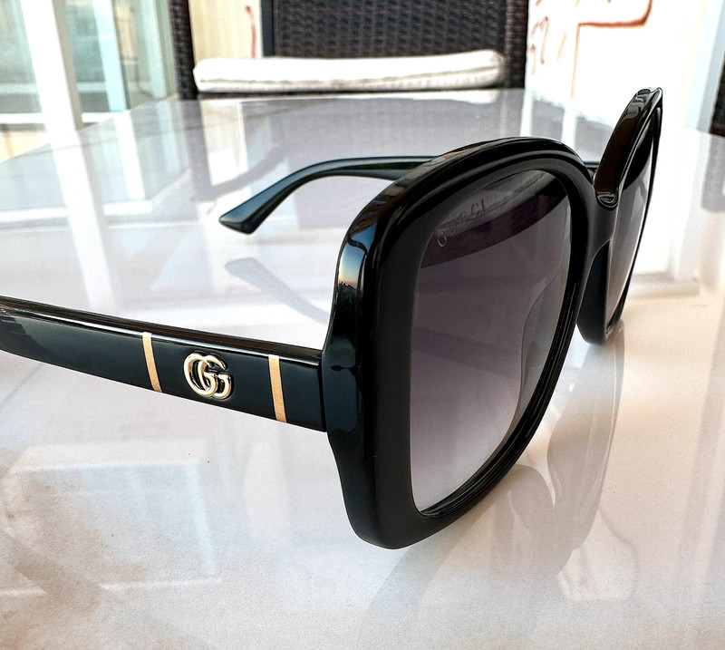 Gucci GG0762S Black Women's Square Sunglasses 5