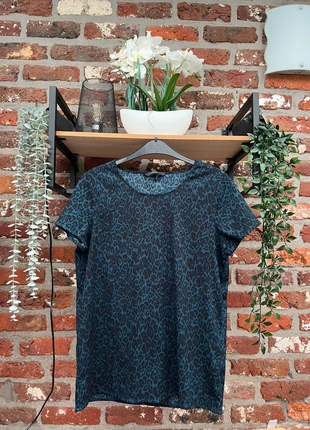 Blouse léopard bleue, marca: Vero Moda, estado: Muy bueno, tamaño: L / 40 / 12, 2,00 €, 2,80 € Protección al comprador incluida