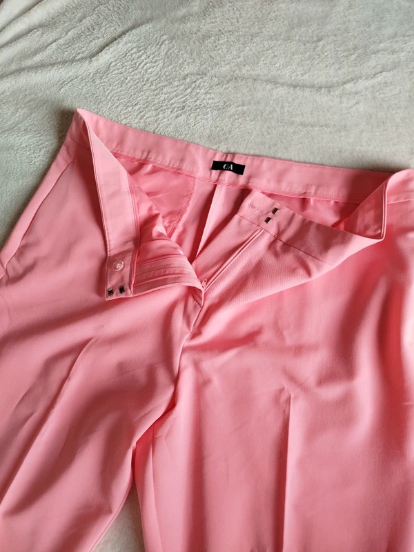 Pantacourt femme C&A rose taille FR 48 - photo numéro 3