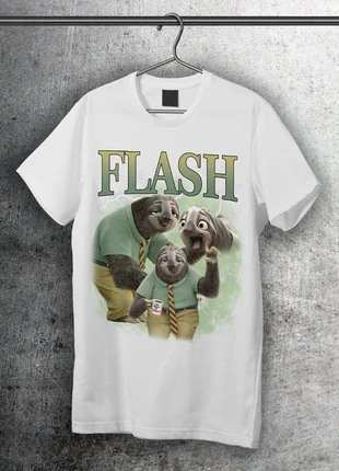 Maglietta Flash Bootleg Vintage Zootropolis Zootopia viaggio in famiglia a Disneyland, marque: Vintage Dressing, état: Neuf sans étiquette, taille: M, 16,00 €, 17,50 € Protection acheteurs incluse