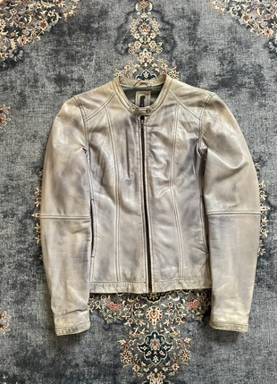 Veste en cuir véritable effet vieilli véritable, marque: Naf Naf, état: Très bon état, taille: XS / 34 / 6, 54,90 €, 58,35 € Protection acheteurs (Pro) incluse