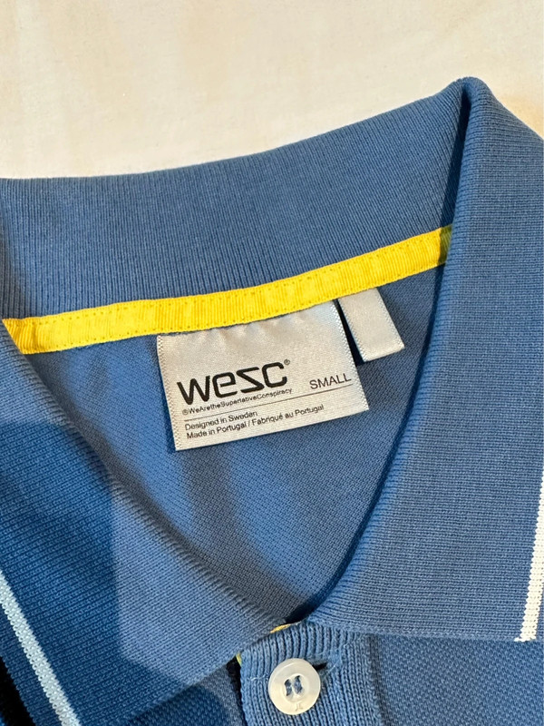 Polo azul da Wesc 3