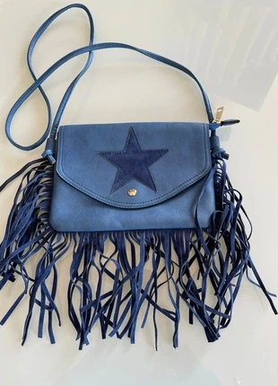 Borsa in pelle blu, condizioni: Ottime, €8.50, €9.63 include la Protezione acquisti