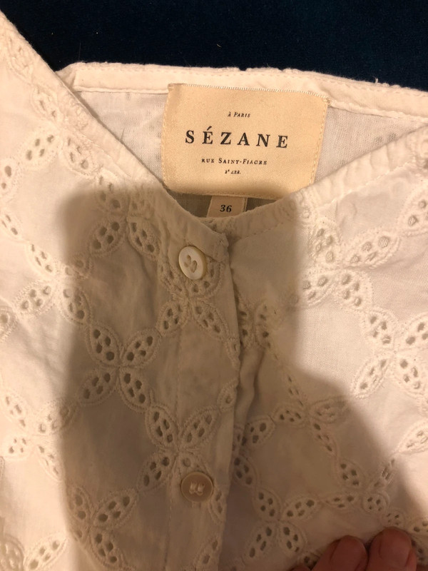 Robe blanche Sézane 2