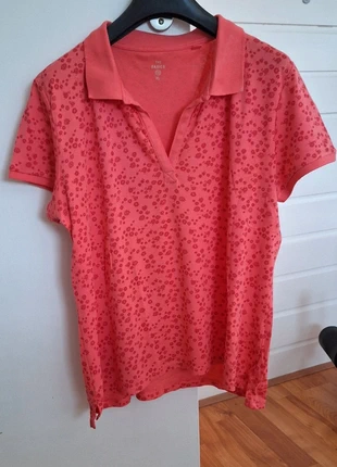 Rood oranje shirt, merk: C&A, staat: Heel goed, maat: XL / 42 / 14, € 2,50, € 3,33 inclusief Kopersbescherming