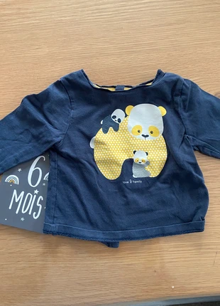 Haut manches longues, brand: Okaïdi, condition: Very good, size: 3-6 months / 62 cm, €1.50, €2.28 includes Buyer Protection