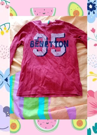 Camiseta manga larga, marque: Benetton, état: Bon état, taille: 10 ans / 140 cm, 2,00 €, 2,80 € Protection acheteurs incluse