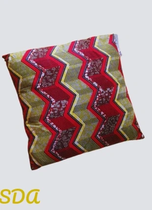 coussin  en wax africain dehoussable 45x45, marca: Africa, estado: Muito bom, tamanho: 45 x 45 cm, €17.00, €18.55 inclui Proteção do Comprador Pro