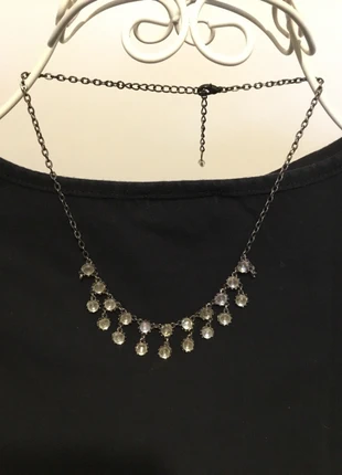 Collier fantaisie 2rangs de brillants, estado: Bom, €3.00, €3.85 inclui Proteção do Comprador