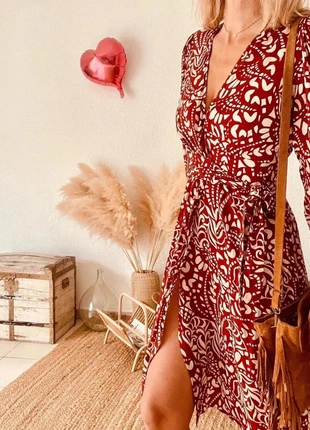 Robe terracotta Ba&sh – Taille 1 -B-250901-4149, marca: Ba&sh, estado: Muito bom, tamanho: S / 36 / 8, €85.00, €89.95 inclui Proteção do Comprador Pro