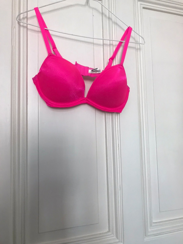 Victoria's Secret VS semi bust bra basic plain lingerie in pink size 34C
