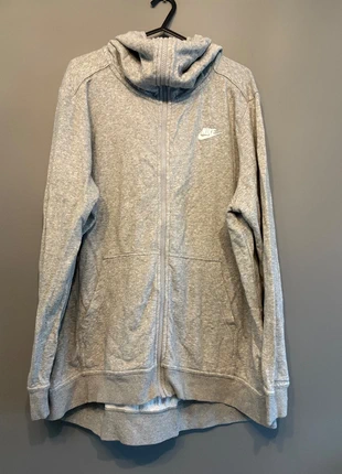 Men's Light Grey Hooded Full Zip Jacket | Nike | Size UK XL, brand: Nike, condition: Very good, size: XL, £15.00, £16.45 includes Buyer Protection