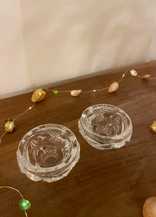 Lot deux bougeoirs cristal, marca: Cristal, estado: Muito bom, €10.00, €11.20 inclui Proteção do Comprador Pro