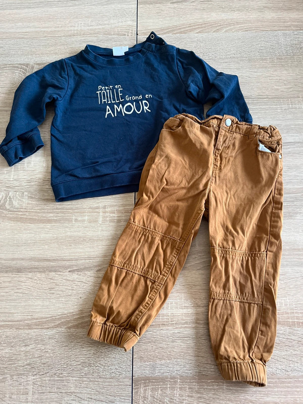 Ensemble tenue bas haut pantalon pull 2