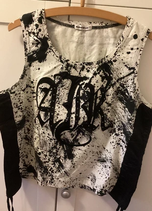 Top met accenten , merk: Airfield, staat: Heel goed, maat: XXL / 44 / 16, € 8,50, € 9,63 inclusief Kopersbescherming