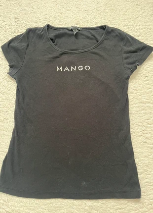T shirt mango noir, brand: Mango, condition: Very good, size: S / 36 / 8, €4.00, €4.90 includes Buyer Protection