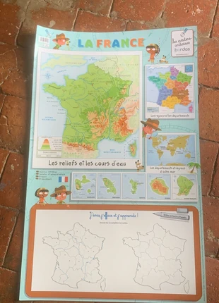 Posters éducatif, staat: Nieuw zonder prijskaartje, maat: 6 jaar / 116 cm, € 5,00, € 5,95 inclusief Kopersbescherming