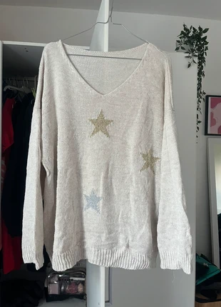Pull avec des étoiles, brand: Pull, condition: Very good, size: M / 38 / 10, €2.00, €2.80 includes Buyer Protection