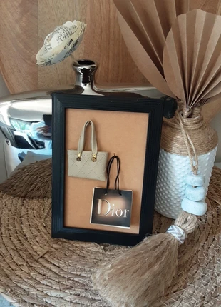 Cadre décoratif avec sac miniature, brand: Deco, condizioni: Nuovo senza cartellino, €6.00, €7.00 include la Protezione acquisti