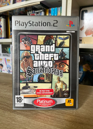 Jeu : Grand Theft Auto - San Andreas (gta) (PAL) Playstation 2 PS2 platinum rockstar avec notice, estado: Bom, €7.99, €9.09 inclui Proteção do Comprador Pro