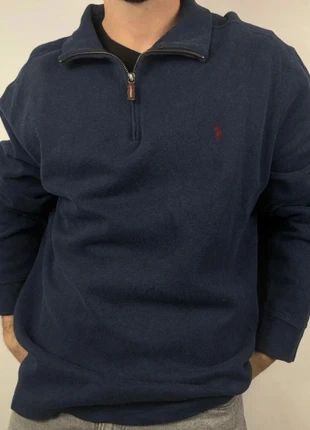 Pull bleu 1/4 zip | Ralph Lauren - XL #, marque: Ralph Lauren, état: Très bon état, taille: XL, 38,00 €, 40,60 € Protection acheteurs incluse