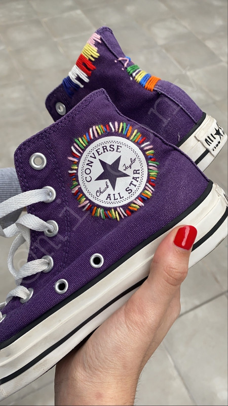 Converse pintadas shop