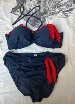 Joli maillot de bain 2 pièces bleu marine Janine Robin T.42-44/100b-c, marke: Janine Robin, zustand: Neu, größe: XXL / 44 / 16, 25,00 €, 26,95 € inklusive Vinted-Käuferschutz