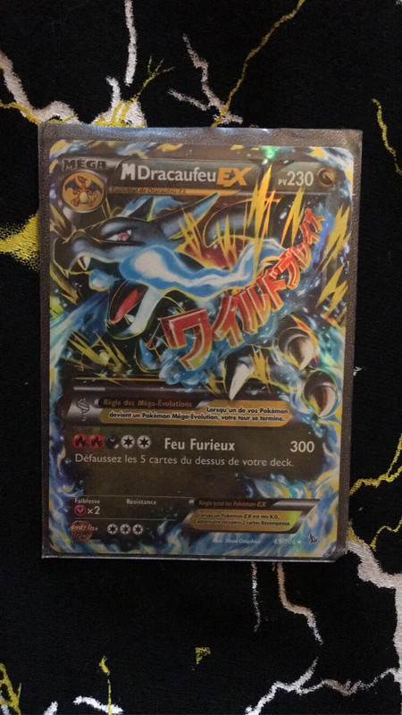 Carte Pokemon Rarissime Ex Full Art Mega Dracaufeu Vinted