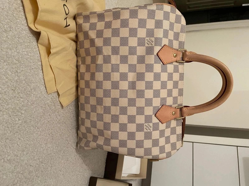 Louis Vuitton - Sac speedy 30 damier azur - Vinted