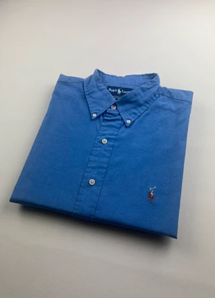 Chemise Unie Manches Longues Ralph Lauren Bleu 100% Coton Taille XL, brand: Ralph Lauren, condition: Very good, size: XL, €36.00, €38.50 includes Buyer Protection