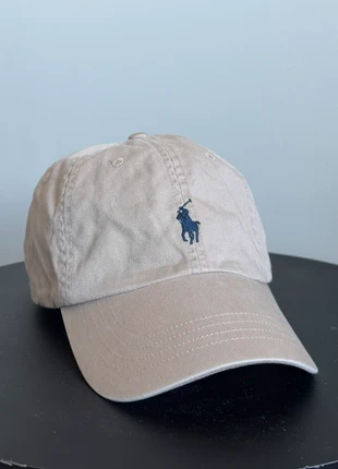 Casquette Ralph Lauren beige logo bleu marine, marca: Ralph Lauren, estado: Muito bom, tamanho: Tamanho único, €29.99, €32.19 inclui Proteção do Comprador