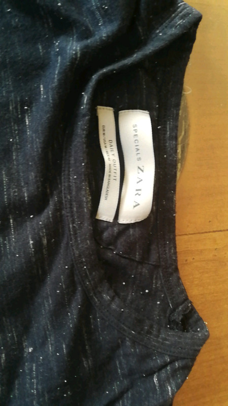 T Shirt Zara taille M manche courte 1