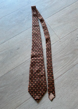 Cravate marron à motifs 1960, brand: Vintage, condition: Very good, €7.00, €8.05 includes Buyer Protection