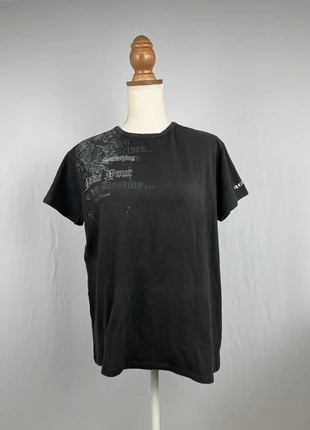 T-shirt noir vintage à motifs, femme ou homme • RG512 • Taille L (40), marca: RG512, estado: Muy bueno, tamaño: L / 40 / 12, 12,00 €, 13,30 € Protección al comprador incluida
