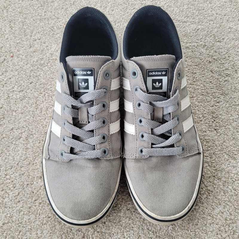 Adidas Originals Rayado Shoes Grey UK Size 6 Skateboard Trainers Sneakers - Vinted