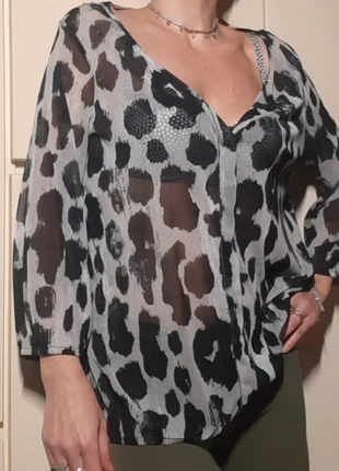 Camicia Blusa con bella stampa muccata, marke: Comma, zustand: Neu, größe: L / 40 / 12, 4,00 €, 4,90 € inklusive Vinted-Käuferschutz