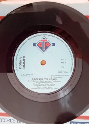Vinyl 7" Donna Summer " Back In Love Again ", condition: Very good, £1.25, £2.01 includes Buyer Protection
