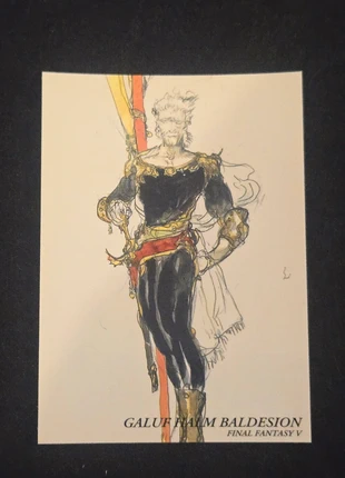 Carte Galuf Halm Baldesion Final fantasy V art museum jp nm, brand: Final Fantasy, condition: Very good, €5.00, €5.95 includes Buyer Protection