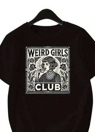 Shirt Weird Girls Club TShirt Geschenkidee Adventskalender Grunge Retro Tasche, merk: NO LABEL, staat: Nieuw zonder prijskaartje, maat: M / 38 / 10, € 12,00, € 13,30 inclusief Kopersbescherming