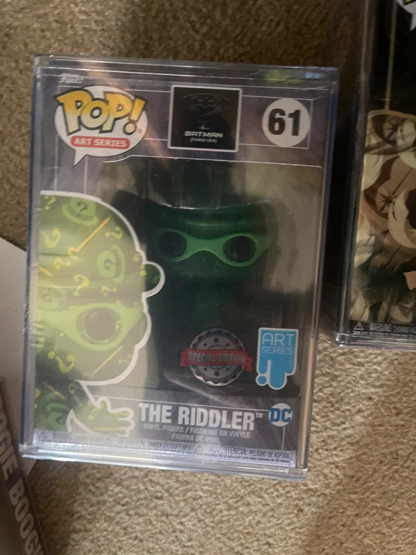 Funko POP! DC's Batman Forever The Riddler Art Series with Protector 