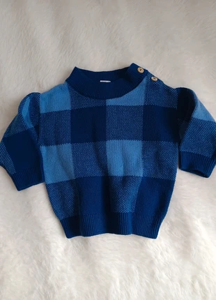 Pull bleu pullover Blue garcon boy 68 62 h&m baby, brand: H&M, condition: Very good, size: 3-6 months / 62 cm, €2.00, €2.80 includes Buyer Protection