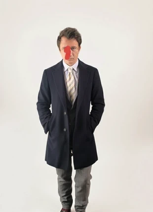 #927 Manteau Suitsupply laine bleu marine taille 94, marke: Suitsupply, zustand: Gut, größe: M, 87,00 €, 92,05 € beinhaltet Vinted-Käuferschutz Pro