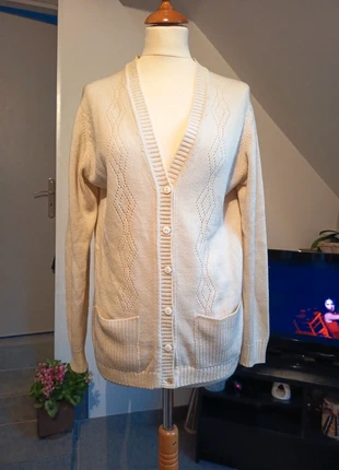 Cardigan crème 40, brand: Vintage Love, condition: Good, size: L / 40 / 12, €5.00, €5.95 includes Buyer Protection