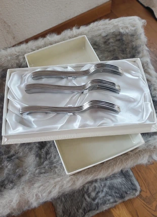 Coffret fourchettes à dessert inox neuf, condition: New without tags, €18.00, €19.60 includes Buyer Protection
