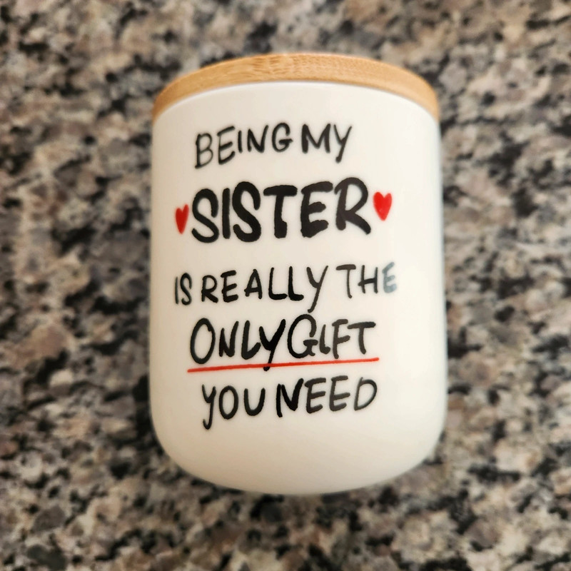 Funny Sister Candle Gift 1