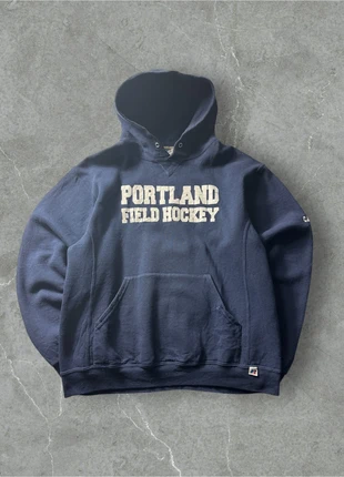 Hoodie / Pull à capuche Russel Athletic USA vintage marine – Taille M Oversize (Unisexe), marque: Russel Athletic, état: Très bon état, taille: M, 19,00 €, 20,65 € Protection acheteurs (Pro) incluse