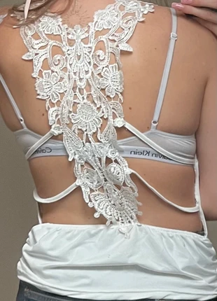 Cute white top Y2k, merk: Fairy, staat: Heel goed, maat: S / 36 / 8, € 4,99, € 5,94 inclusief Kopersbescherming