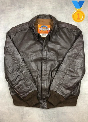 Blouson Aviateur En Cuir Jacket Flyers Bombers Cooper Type A-2 Taille L Excellent État, brand: Cooper, condition: Very good, size: L, €200.00, €210.70 includes Buyer Protection