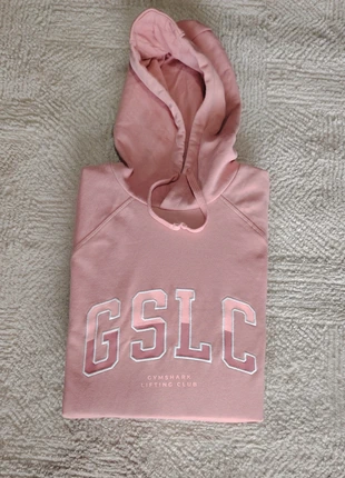 Sweat à capuche Gymshark Lifting club Rose, merk: Gymshark, staat: Heel goed, maat: S, € 20,00, € 21,70 inclusief Kopersbescherming
