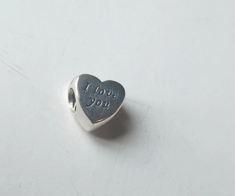 Authentic Pandora heart  charm bead 3